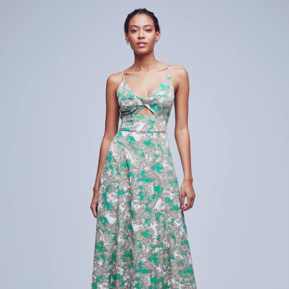 L'AGENCE Resort Wear Maxi Porter Dress